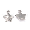 304 Stainless Steel Charms STAS-O145-30P-2
