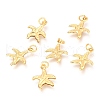 Brass Charms KK-B024-09G-1