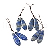 Natural Lapis Lazuli Pendants G-A265-02E-1