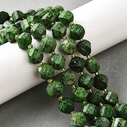 Natural Sesame Jasper Dyed Beads Strands G-U023-A01-02-1