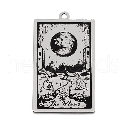 Non-Tarnish 201 Stainless Steel Pendants STAS-S105-LA211-16-1