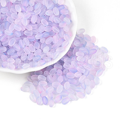 Frosted Glass Seed Beads SEED-N008-05G-1