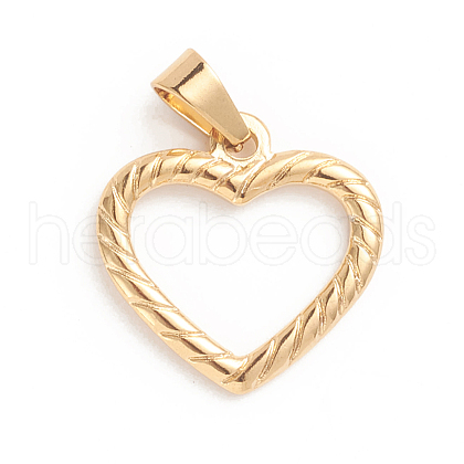 304 Stainless Steel Pendants STAS-E486-15G-1