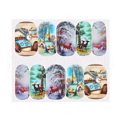 Christmas Series Nail Art Full-Cover Sticker MRMJ-Q058-2139-1