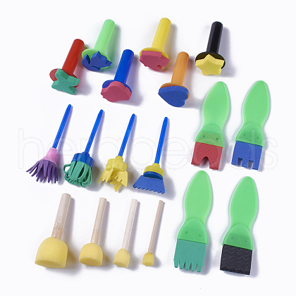 Painting Tools Sets For Children AJEW-L072-08-1