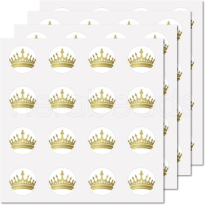 8 Sheets Plastic Waterproof Self-Adhesive Picture Stickers DIY-WH0428-094-1