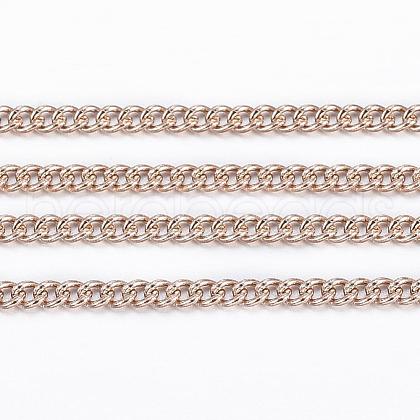 Ion Plating(IP) 304 Stainless Steel Twisted Chains CHS-H007-70RG-1