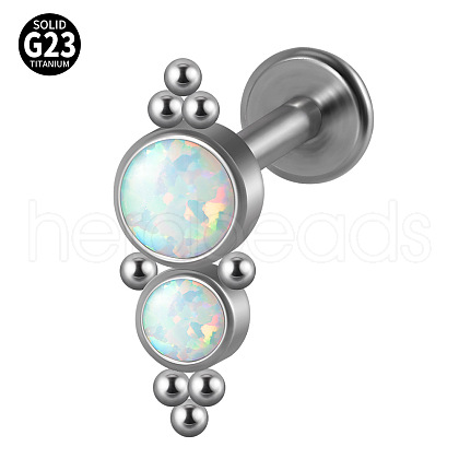 G23 Titanium Threadless Labrets WG33C7B-98-1