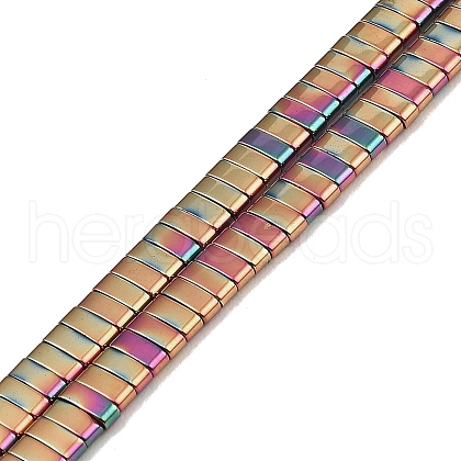 Electroplated Non-magnetic Synthetic Hematite Beads Strands G-G089-A02-07-1