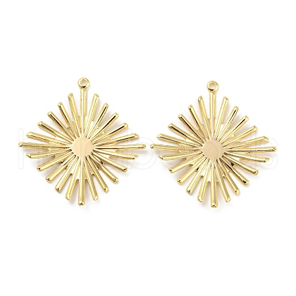 Brass Pendants X-KK-L208-13G-1