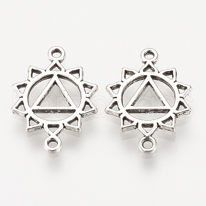 Tibetan Style Alloy Links connectors TIBEP-S315-30AS-RS-1