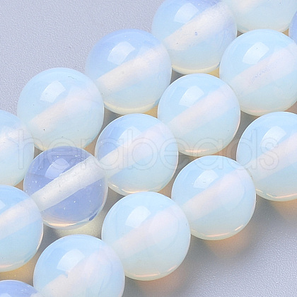Opalite Beads Strands G-S259-48-14mm-1