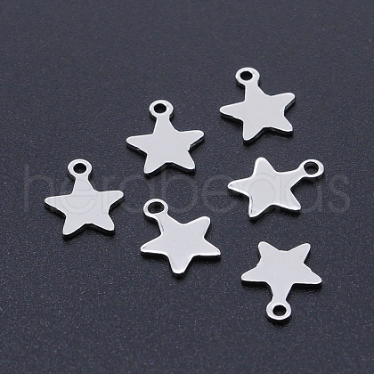 Non-Tarnish 201 Stainless Steel Laser Cut Charms STAS-S105-T948-1-1
