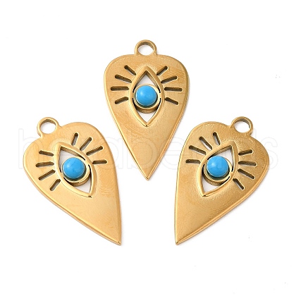 Ion Plating(IP) 304 Stainless Steel Pendants STAS-R122-06G-1