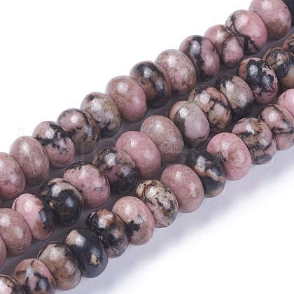 Natural Rhodonite Beads Strands G-F642-03-1