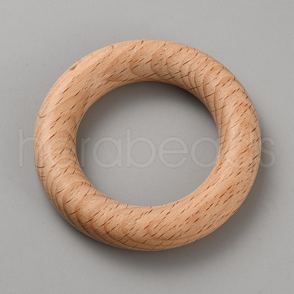 Unfinished Natural Wood Linking Rings WOOD-WH20010-02D-1
