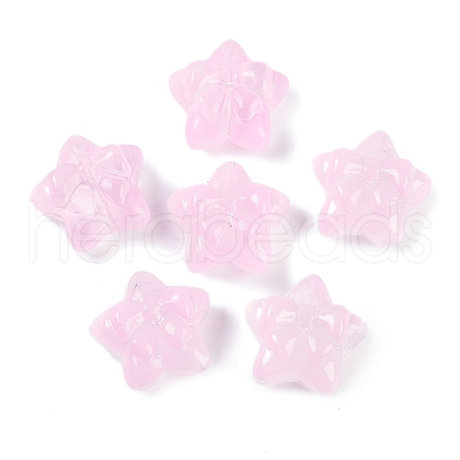 Transparent Spray Paint Glass Beads X1-GLAA-H035-02B-1