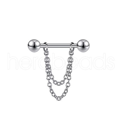 304 Stainless Steel Nipple Rings WG424A2-18-1