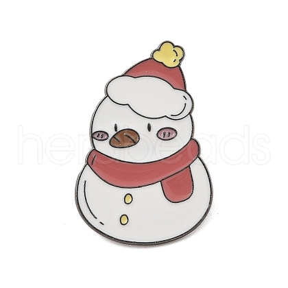 Christmas Theme Zinc Alloy Enamel Pin Brooch for Backpack Clothes JEWB-R003-02EB-05-1