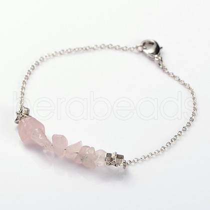 Trendy Natural Gemstone Beaded Bracelets BJEW-JB01845-01-1