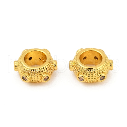 Brass Cubic Zirconia Beads KK-Q081-11MG-1