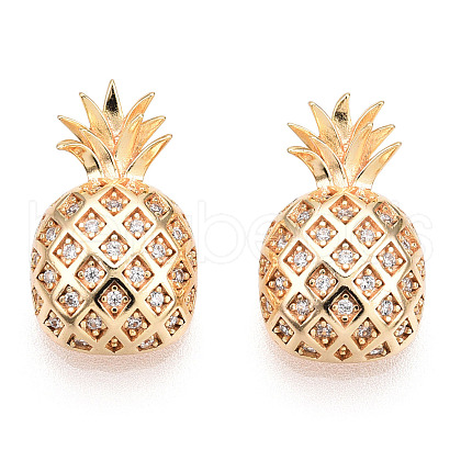925 Sterling Silver Micro Pave Cubic Zirconia Pendants STER-T004-59G-1