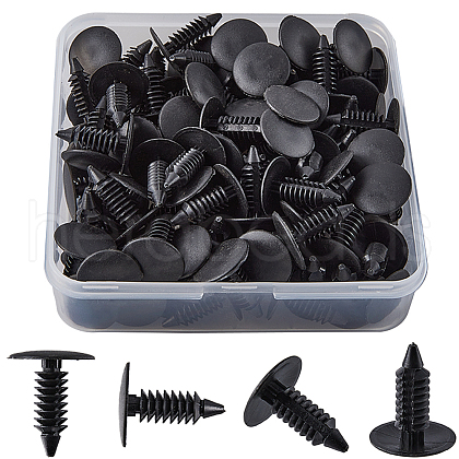 Gorgecraft 100Pcs Nylon Gauge Rivets FIND-GF0005-72A-1