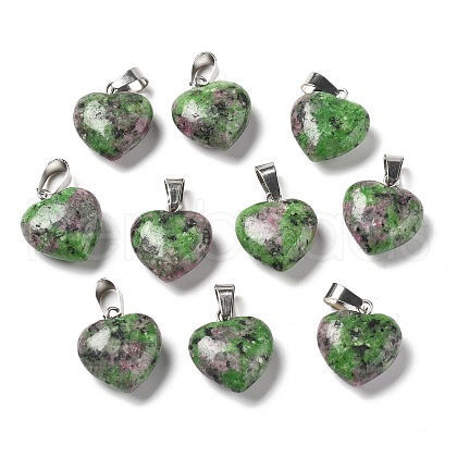 Natural Ruby in Zoisite Pendants G-I311-A21-1