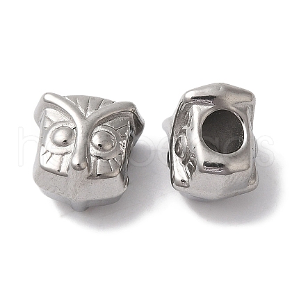 Non-Tarnish 304 Stainless Steel European Beads STAS-I305-197P-1