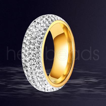 201 Stainless Steel Finger Rings for Women WGAEC69-01-1