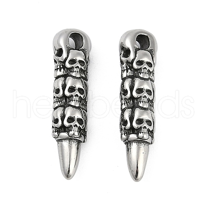 316 Surgical Stainless Steel Pendants STAS-G349-04A-AS-1
