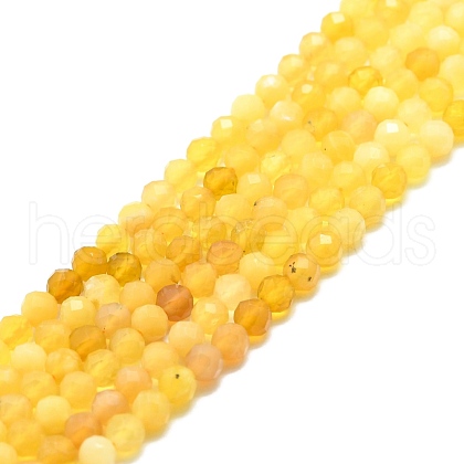 Natural Yellow Opal Beads Strands G-P457-A03-18-1