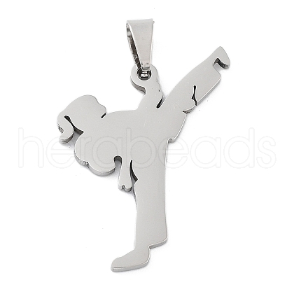 201 Stainless Steel Pendants STAS-A090-11P-1