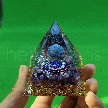 Orgonite Pyramid Resin Energy Generators PW-WG72741-01-1