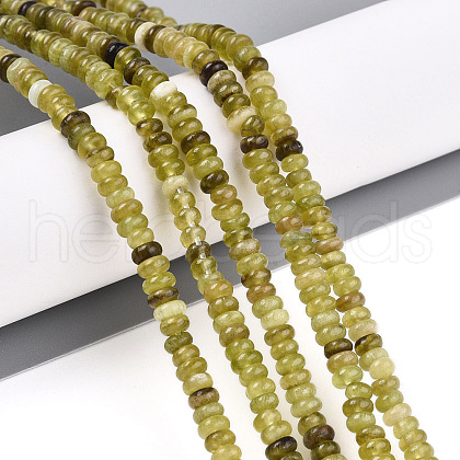 Natural Hetian Jade Beads Strands G-T140-80-1