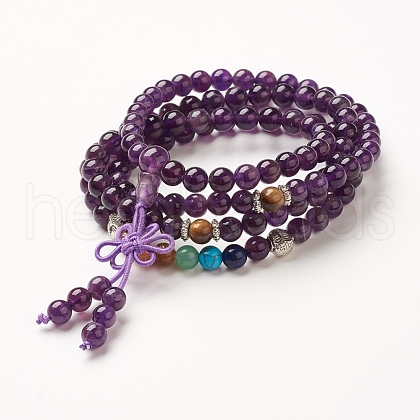 Yoga Chakra Jewelry BJEW-G554-05G-1