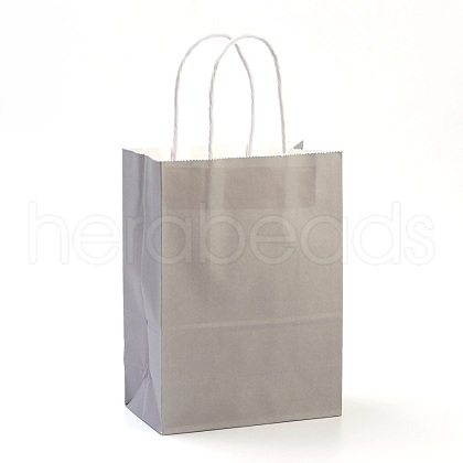 Pure Color Kraft Paper Bags AJEW-G020-C-07-1