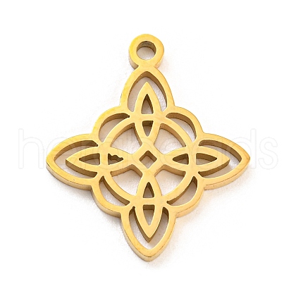 304 Stainless Steel Pendants STAS-P330-04G-1