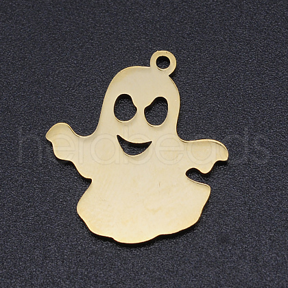 201 Stainless Steel Laser Cut Pendants STAS-S105-T933-2-1