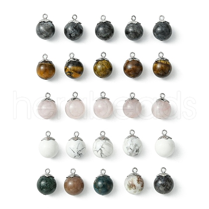 Natural Mixed Stone Pendant PALLOY-JF02252-1