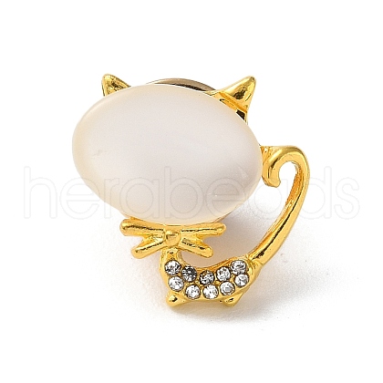 Cat Badge JEWB-F022-03G-1