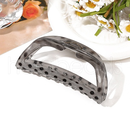 Polka Dot Pattern Plastic Claw Hair Clips PW-WGE41FE-02-1
