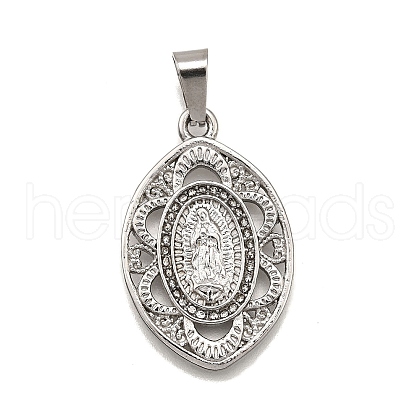 304 Stainless Steel Pendants STAS-B086-09D-P-1