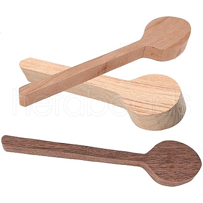 Gorgecraft Wood Carving Spoon AJEW-GF0001-40-1