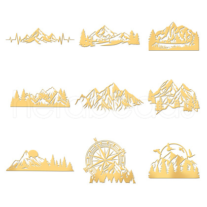Nickel Decoration Stickers DIY-WH0450-093-1