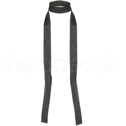 Alloy Paillette Chain NecklacesA NJEW-WH20002-06EB-1