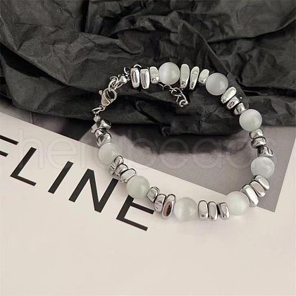 Porcelain Round Beaded Bracelets for Women WG648B1-09-1