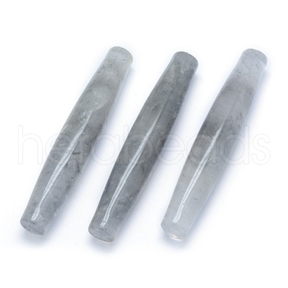 Natural Cloudy Quartz Beads G-P393-O25-1