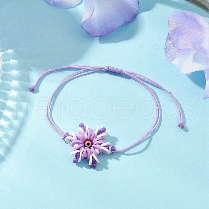Adjustable Nylon Cord Link Bracelets BJEW-MZ00162-05-1