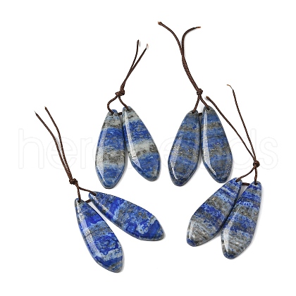 Natural Lapis Lazuli Pendants G-A265-02E-1
